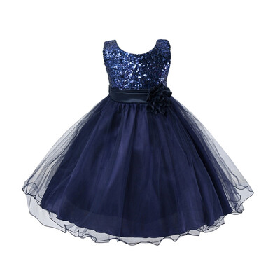 

Baby girls clothing Wedding Party Dress Sleeveless Newborn children Princess Dress