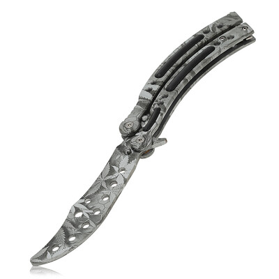 

Folding Training Butterfly Flail Knife Unsharpened Practice Tool