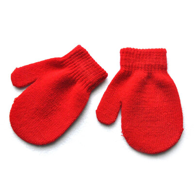 

New Toddler Baby Boy Girl Cute Soft Knit Gloves Winter Gloves Warm