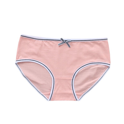 

Teenage Solid Pants Underwear Young Girl Briefs Ladies Candy Short Panties Kids Underpants 9-20Y