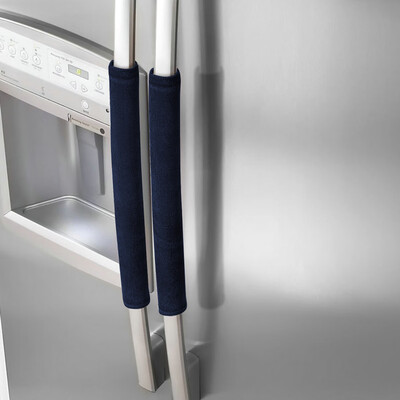 

Toponeto A Pair Refrigerator Handle Cover Kitchen Appliance Refrigerator Cover