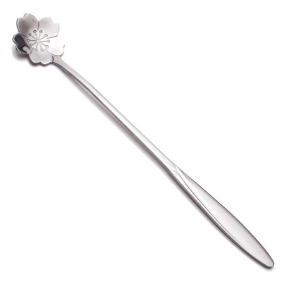 

Gold-Plated Cutlery Long Handle Flower Spoon Stainless Steel Flower Spoon Coffee Spoon