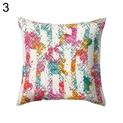 

Multi-Color Rhombus Letter Throw Pillow Case Cushion Cover Sofa Bedding Articles