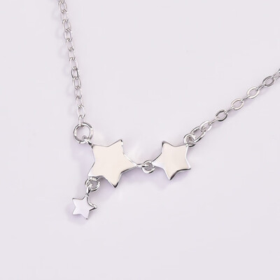 

Fashion 925 silver crystal stars pendant Necklaces