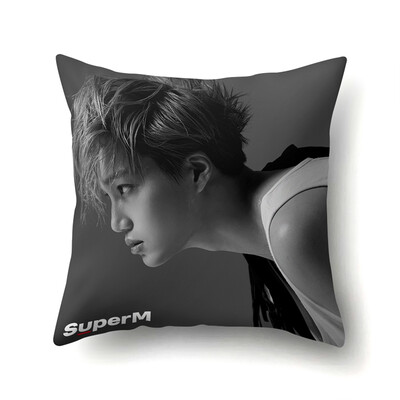 

redCherry KPOP SuperM Mini Album SuperM Square Throw Pillow Case Cushion Cover 18x18 inch