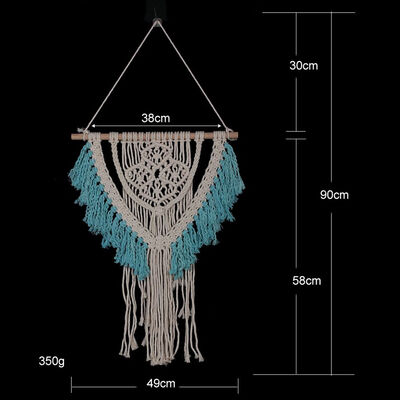 

Tribe Style Wedding Macrame Wall Art Handmade Bohemia Carpet Wall Hanging Tapestry Wall Decoration