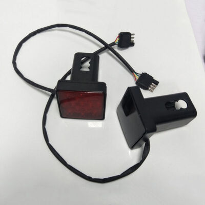 

1 Pair Trailer Truck Hitch Towing Receiver Cover Smoked Lens 15 LED Brake Light