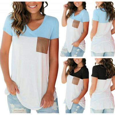 

Women Short Sleeve Loose T Shirts Fashion Ladies Summer Casual Blouse Tops Shirt