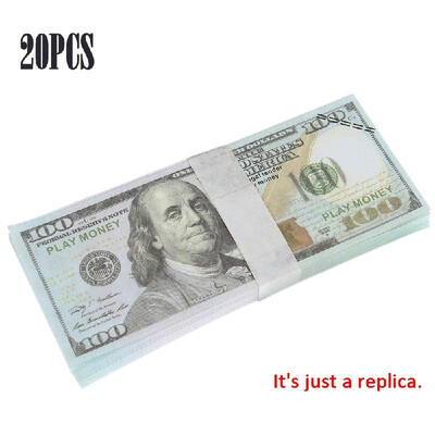

Replica 50PCS Dollar Bill Souvenir Banknote Commemorative Banknotes Realistic Fake Play Money With U  Characteristics Real Lookin
