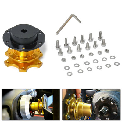 

Universal Car Steering Wheel Quick Release Hub Adapter Snap Off Type With Screw