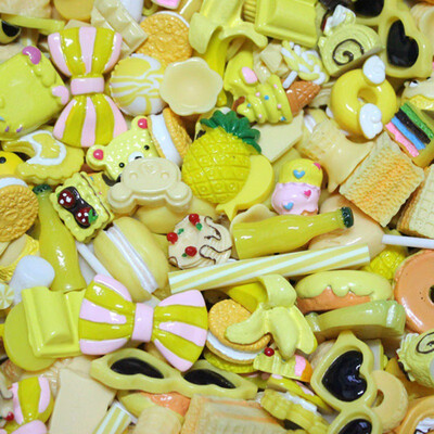 

30PCS Cute Resin Blessing Bag DIY Accessories For Children Decoration Crafts For Phone Case