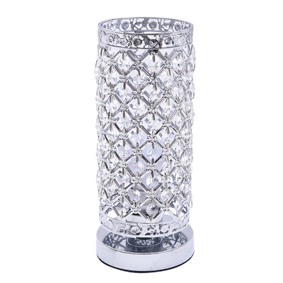 

Gobestart Crystal Table Lamp Nightstand Decorative Room Desk Lamp For Bedroom