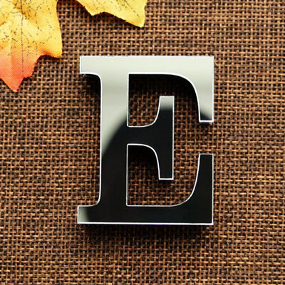 

Wedding Love Letters Wall Stickers 3D Acrylic Silver Mirror Wall Stickers Home Office Decoration Stickers Creative Letters