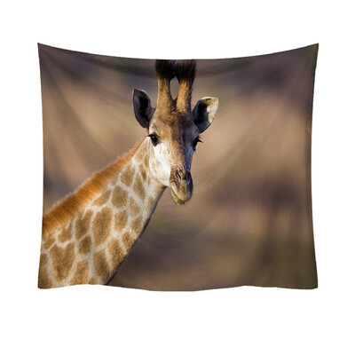 

Toponeto Fashion Tapestry Planet Animals Pattern Style Decorative Tapestry Home Decor