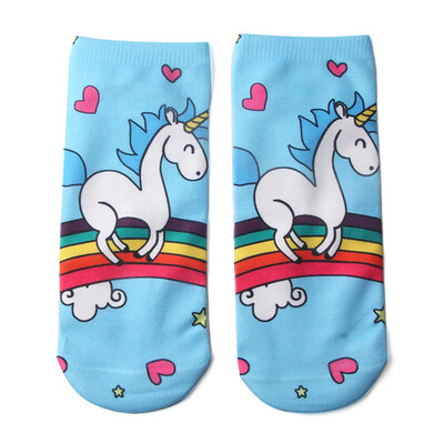 

Women Girls 3D Crazy Animal Cartoon Printed Funny Casual Ankle Socks