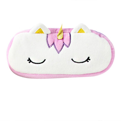 

Unicorn Plush Coin Bag Pouch Pencil Case Key Chain Pendant Wallet Girl Gift School Supply