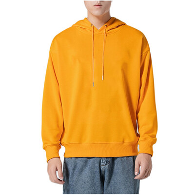 

Toponeto Mens New Fashion Autumn Winter Long Sleeved Tops Solid Casual Hooded Coat