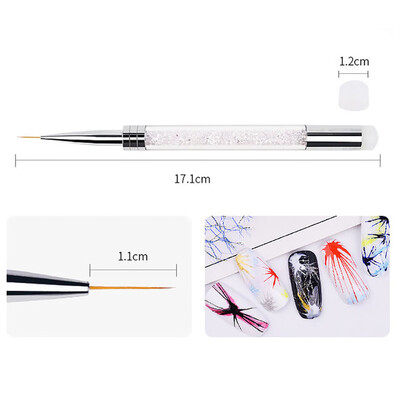 

〖Follure〗1pcs Nail Art Dotting Manicure Painting Drawing Polish Brush Pen Tool