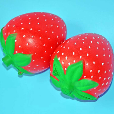 

Gobestart Strawberry Squishy Super Jumbo Scented Slow Rising Rare Fun Toy