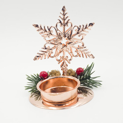 

Christmas Table Candle Holder XMAS Party Wedding Dinner Iron Candlestick Decor