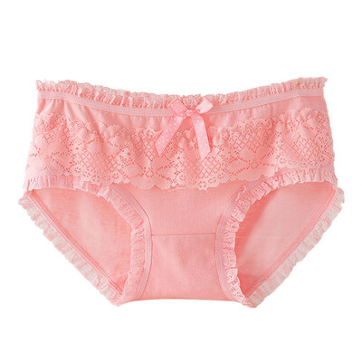 

2019 Sexy Summer New Style Womens Fashion Design Lingerie Seamless Briefs Lace Bow Low Waist Sexy Underwear Panties Women