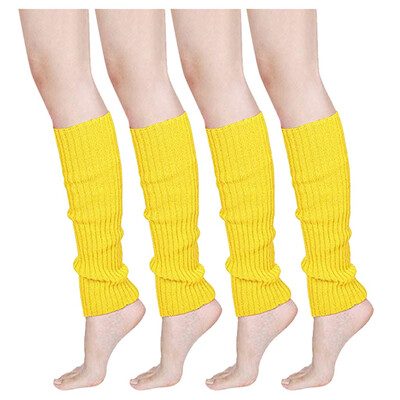 

Tailored Women & Men Fluorescence Color Stripe Boot Cuffs Warmer Knit Leg Party Stockings