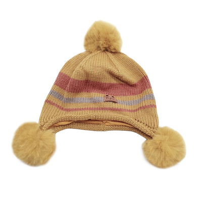 

Newest Hot Newborn Girls Boys Hats Winter Warmer Knitted Kids Cap Ball Baby Knitted Cotton Hat