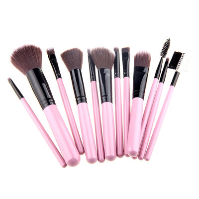

Professional 12 Pcslot Make Up Brushes Set Foundation Face&Eye Powder Blusher Cosmetics Makeup Brush Pincel Maquiagem
