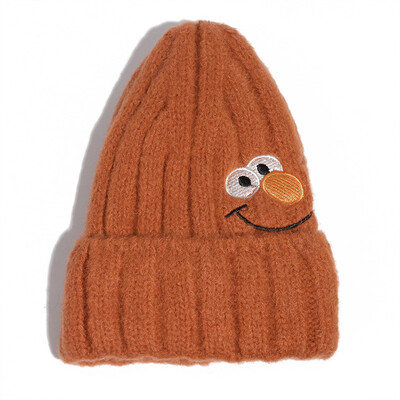 

Japanese Cute Cartoon Wool Cap Female ins Fall&Winter Fashion Knitted Cap Male