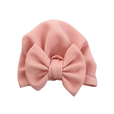 

Baby Boy Girl Big Bow Headwrap Baby Headband Cute Newborn Toddler Bowknot Cotton Beanie Hat Cap