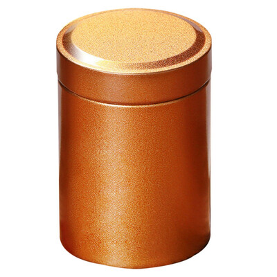 

Stash Jar - Multicolor Mini Tea Caddy Kung Fu Tea Sealed Cans Dried Fruit Collection Alloy Travel Portable Seal Tea Box Cans