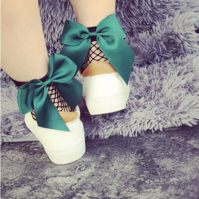 

NEW Design For Women Black butterfly net socks Ruffle Fishnet Ankle High Socks Mesh Lace Fish Net Short Socks