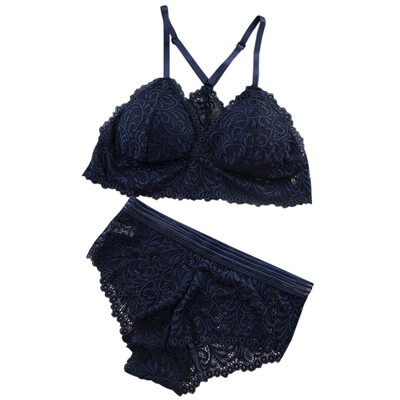 

Push Up Bra Set Sexy Lingerie Underwear Women Panties And Bralette Underclothes Female Underwear Lace Bralet Set 2019 New