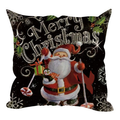 

Tailored Christmas Pillow Cover Pillowcases Decorative Sofa Cushion Cover 45x45cm