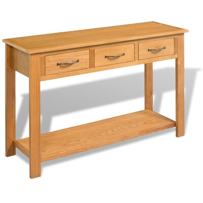 

Large Console Table Solid Oak Wood 465"x138"x303