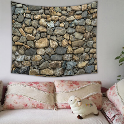 

Gobestart Retro Brick Print Print Home Tapestry Wall Hanging Wall Decoration 150x130cm