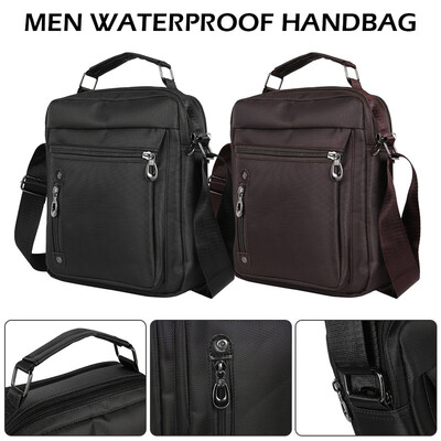 

Mens Handbag Messenger Bag Waterproof Men Oxford Zipper Bag Crossbody for Male Male Business Casual Single Shoulder Bag