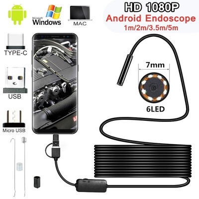 

1M2M35M5M Professional 70mm Endoscope Camera 1080P HD USB Endoscope