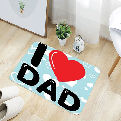 

Toponeto Fathers Day Comfort Square Flannel Kitchen Non-slip Mat 40x60CM