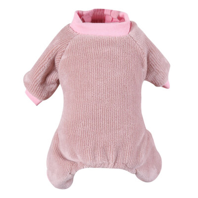 

2XL Soft Fleece Dog Jumpsuit Winter Dog Casual Home Wear Clothes Puppy Coat Pet 4-legged Outfits Warm Dog Hoodie Clothing