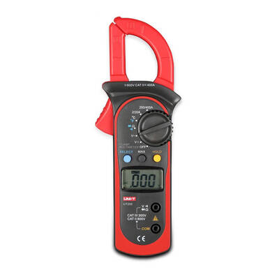 

UNI-T UT202 AC 400A-600A Digital Clamp Multimeter ACDC Voltage Detector AC Current ResistanceOhm Meter Tester