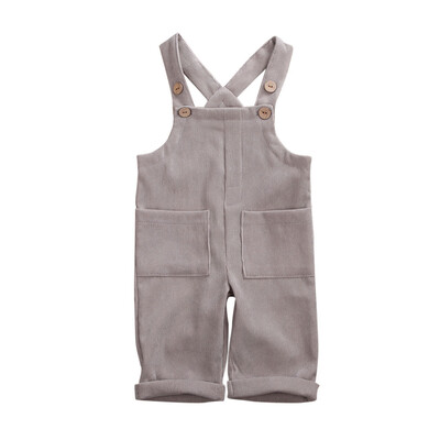 

Toddler Kid Baby Boy Girl Corduroy Romper Jumpsuit Bib Pants Overalls Clothes