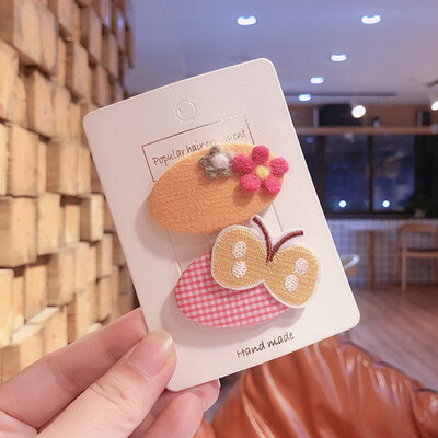 

Baby Girls Hair Clips 0-5T Cute Cartoon Flower Design Hair Pin Lovely Toddler Girl Children Princess Hair Accessories