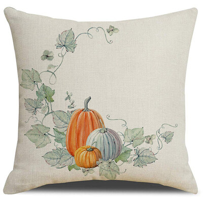 

Pumpkin Sofa Cushion Cover Pillow Case Halloween Thanksgiving Day Fall Us