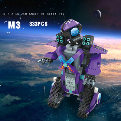 

BB13003 M3 333PCS DIY 24G Smart Remote Control Building Block RC Robot Toy