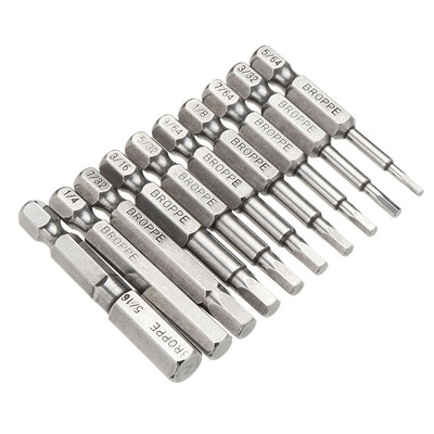 

10PCS 50mm 14 Inch Hex Wrench Head Long Allen Bit Drill Quick Release Impact Driver Replacement