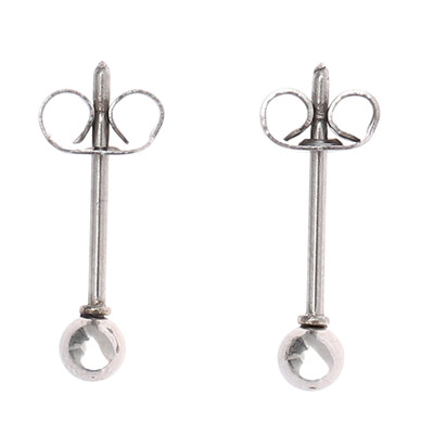 

Fashion Titanium Steel Stainless Small Steel Ball Ball Fine Needle Hypoallergenic Unisex Ear Jewelry