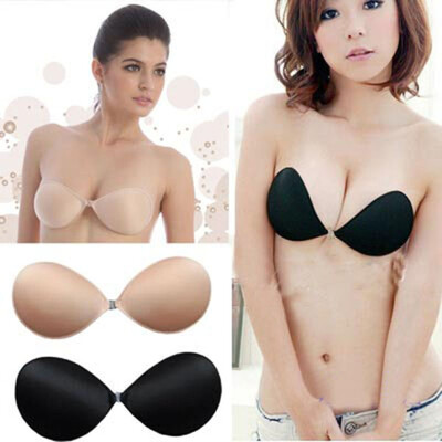 

Sexy Women Silicone Push Up Bra Self-Adhesive Sticky Breast Strapless Bras Hot Sale