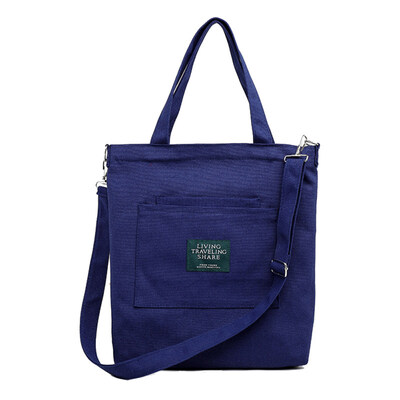 

Fashion Women Colorful Large Canvas Crossbody Shoulder Shopping Bag Handbag