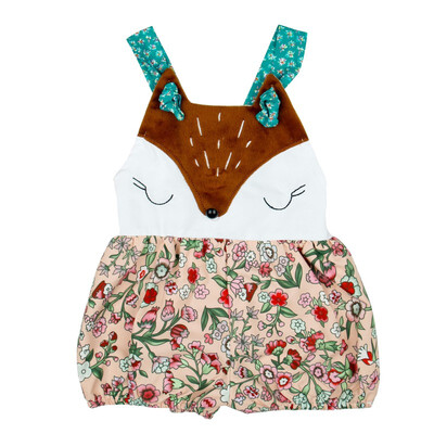 

Baby Bodysuits Baby Girl Clothes Summer Cartoon Cartoon Strap Fox Baby Girl Bodysuit Fashion Summer Cotton Floral Baby Bodysuits